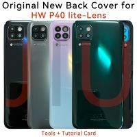 Original For Huawei P40 lite Back Battery Glass Cover Housing Door Lens Rear Case With Camera Lens Nova 7i 6SE JNY-L21 JNY-L22