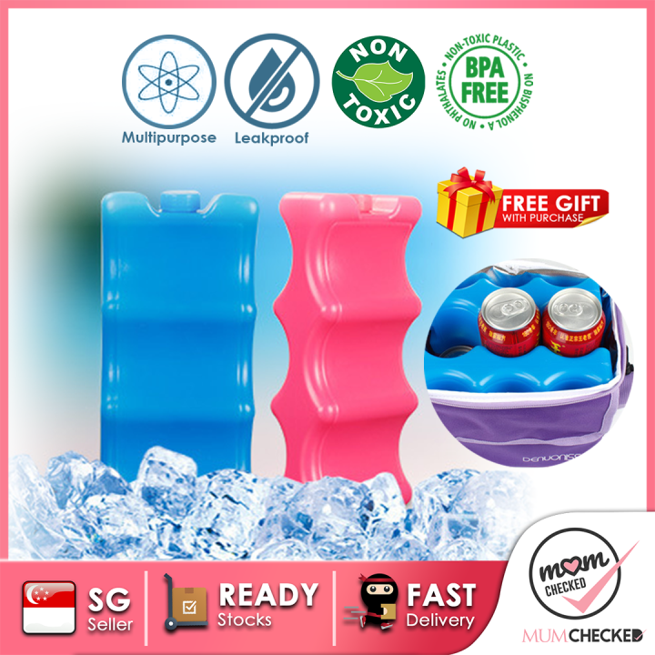 【600ML】Reusable Ice Pack | Reusable Ice Block | Ice Pack For Breastmilk ...