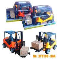 Fork Lifts รถโฟร์คลิฟท์ โมเดลงานกล่อง ยกได้ คันใหญ่ ถ่ายจากสินค้าจริง No.XF6180-36A ( สีส้ม )