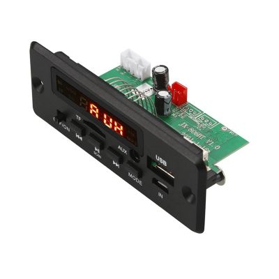 ✟ 3Pcs 2X25W 50W Amplifier MP3 Player Decoder Board 5V-12V Bluetooth 5.0 Car FM Radio Module Support TF USB AUX