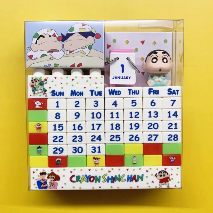 Spot Goods Crayon Xiaoxin Japanese-Made Genuine Doll Building Blocks Calendar  Anime Garage Kits Small Ornaments Nohara New Help | Lazada PH