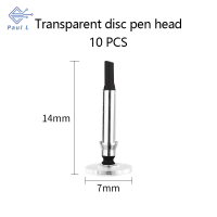 【Paul L】 10ชิ้นแผ่นปลายปากกาสไตลัสเปลี่ยนอเนกประสงค์คุณภาพสูงปลายกลมใสปลายแผ่นสำหรับหน้าจอสัมผัสแท็บเล็ตโทรศัพท์