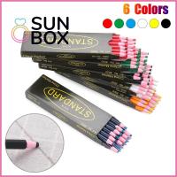 SUN BOX 12PCS คัตฟรี อุปกรณ์เย็บผ้า ลบได้ ผ้า ปากกามาร์กเกอร์ ดินสอการ์เม้นท์ อุปกรณ์ช่างตัดเสื้อ ช่างตัดเสื้อชอล์ก