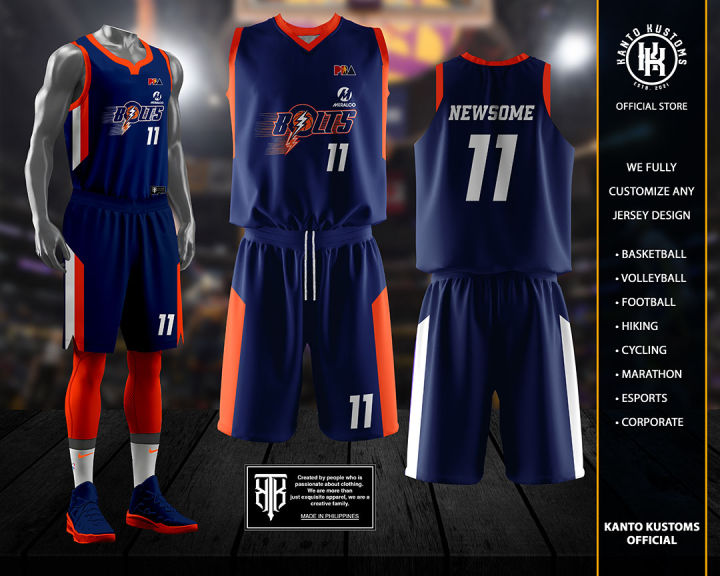 Kanto Kustoms x PBA “Meralco Bolts” Basketball Jersey Customize - NBA ...