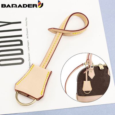 BAMADER Bag Pendant Charms Handmade Leather Key Bell Keychains Rings Woman Luxury Bag Decorations Handbag Accessories