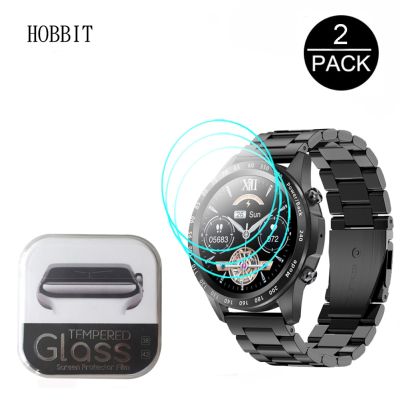 2PCS High Quality Tempered Glass For SENBONO 2021MAX3 1.3 Inch Screen Protector Smartwatch Protective Film HD Clear Glass Screen Protectors