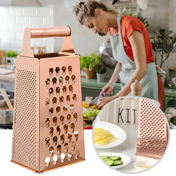 Grater Cheese Box Slicer Kitchen Steel Stainless Vegetable Shredder Garlic  Graters Sided Boxed Food Grader Crusher 4