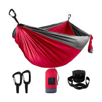 Hot selling on outdoor portable parachute nylon camping hammokhamockhamakhammock with tree strap