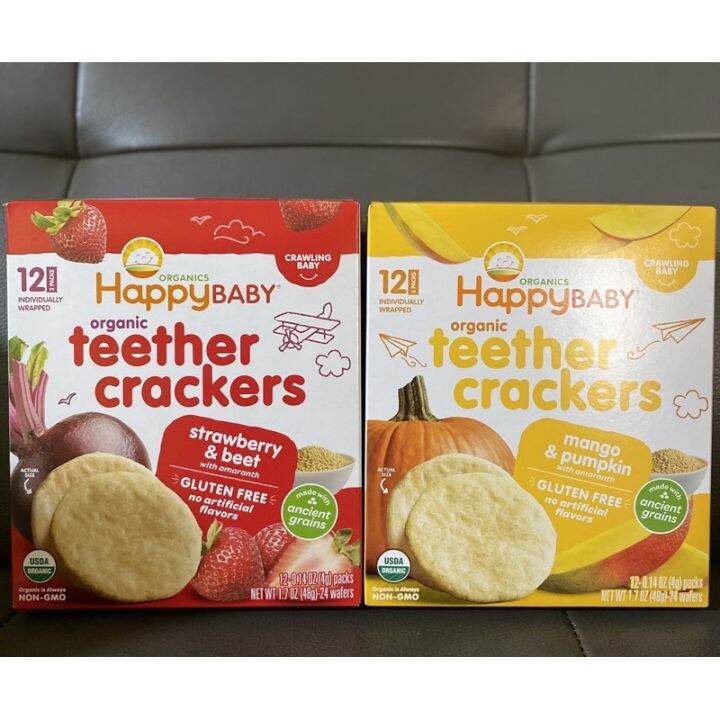 [Hot sales] ♈ Happy Baby Organic Teether Cracker Lazada PH