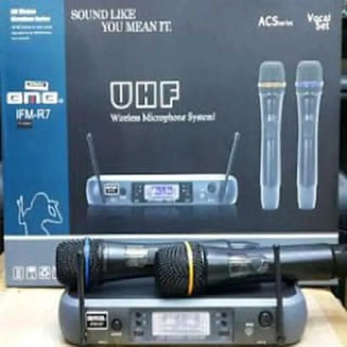 mic wireless bmb ifm r7 microphone handheld r 7 wireles mikrofon