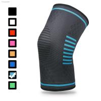 ◑ 2Pcs/Set Fitness Running Cycling Knee Support Braces Elastic Nylon Sport Compression Knee Pad Sleeve for Basketball Volleyball