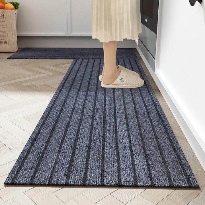Strip Kitchen Floor Mat NonSlip and Oilproof Waterproof Carpet Home