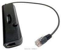 ◆◈☄ VoiceJoy Universal Headset to Telephone Convert Adapter RJ9 to RJ9 Circuit Converter with Volume and Mute switch