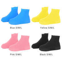 Reusable Latex กันน้ำหิมะฝนรองเท้ายางกันลื่น Rain BOOT Overshoes รองเท้า Protector รองเท้ารองเท้าอุปกรณ์เสริม-cijiha