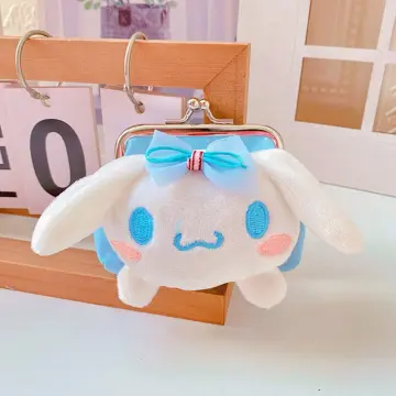 Kawaii Cartoon Anime Cinnamoroll Kuromi My Melody PU Bag Toy Cute Small  Wallet Mini Hasp Ladies Coin Purse Kids Pouch Toy Gift