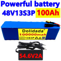 แบตเตอรี่จักรยานไฟฟ้า 48V 100ah 18650 แบตเตอรี่ลิเธียมไอออนแบตเตอรี่ชุด