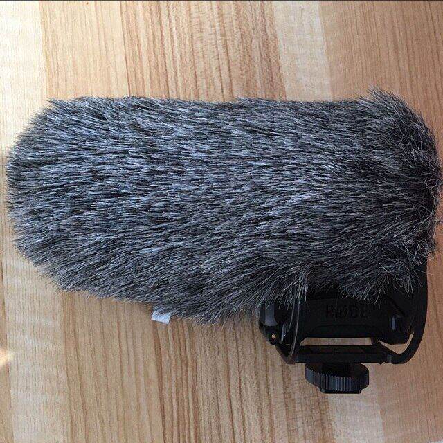 สำหรับ RODE Videomic Pro + VMP ปากกาบันทึกเสียงกลางแจ้ง Wind Cover Shield Furry กระจกกระจก Muff