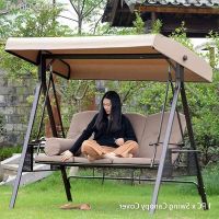 ◘ Swing cover waterproof replacement Garden Canopy Top Cover Shade Tarp Bench Sun Protection Outdoor UV Protection awning sunshade