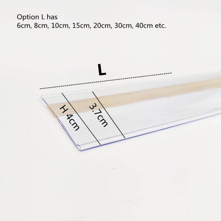 cw-h4cm-plastic-shelf-data-strips-clip-holder-merchandise-price-talker-sign-label-display-adhesive-tape-back-100pcs