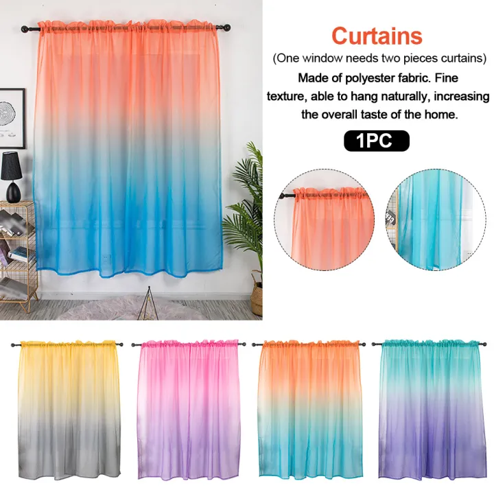 Polyester Romantic Girls Curtains, Extra Tall Window Curtains