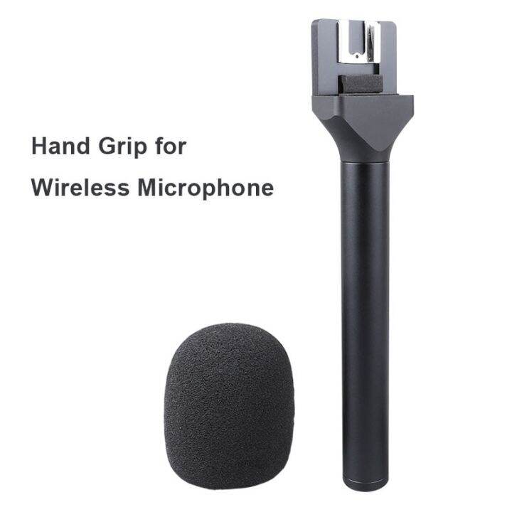 Wireless Microphone holder interview Handheld transmitter cold shoe