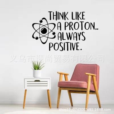 [COD] think like planet stickers wall home decoration bedroom living room self-adhesive removable