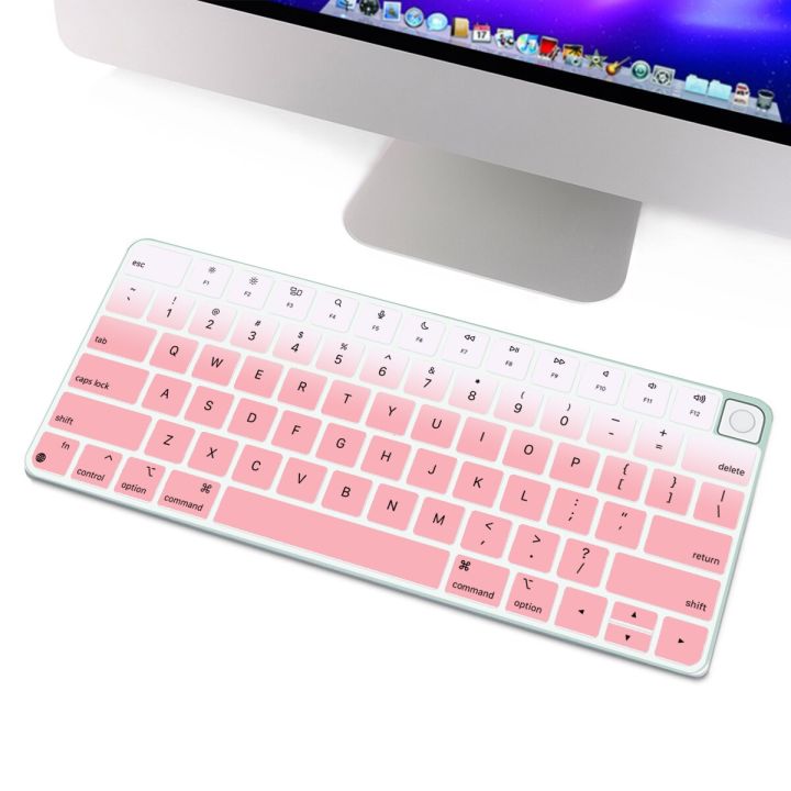 gradient-pink-keyboard-cover-for-imac-magic-keyboard-a2449-a2450-skin-for-imac-24-wireless-keyboard-released-in-2021-us-layout-keyboard-accessories