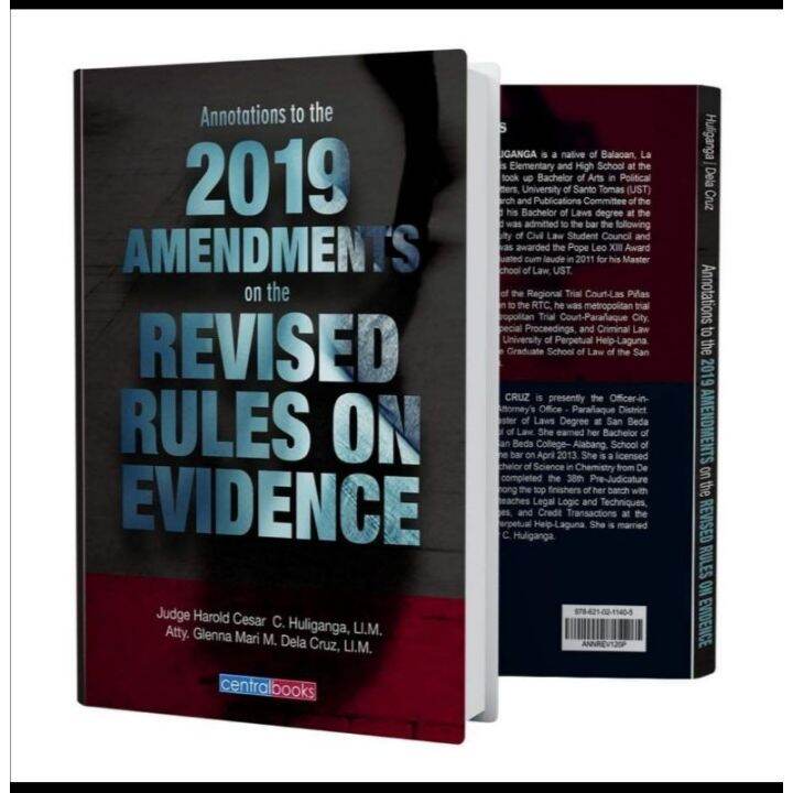 Annotations To The 2019 Amendments On The Revised Rules On Evidence ...