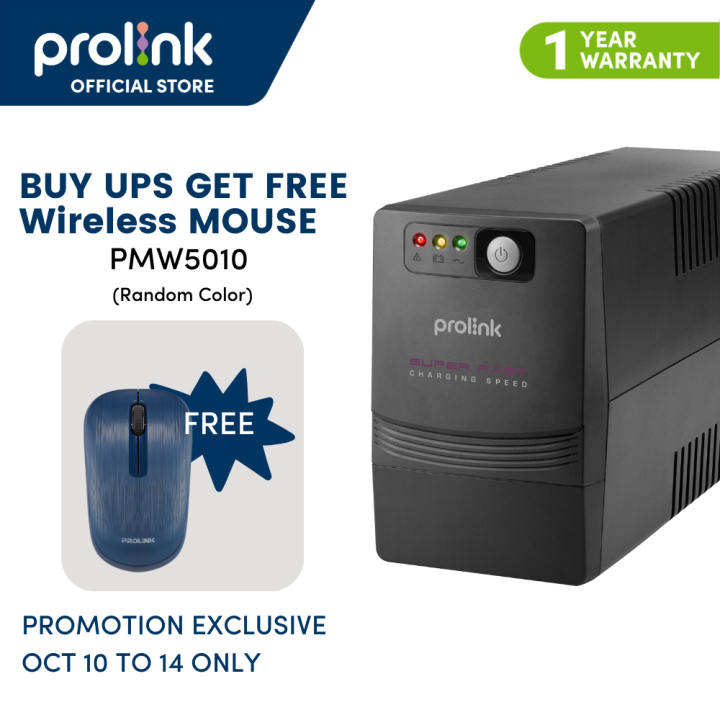 Prolink PRO1501SFCU 1500VA 900Watts Backup Synology NAS/Super Fast