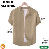 Koko Muslim Men Mardin Cotton Medina แขนสั้นพรีเมี่ยมขนาดใหญ่เบิ้มขนาด M-2XL ขายดีที่สุด LMS 30450