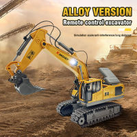 Hot RC รถ11CH 2.4Ghz รีโมทคอนล Excavator Engineering Vehicle Crawler Truck With Light ของเล่นเด็กสำหรับเด็กของขวัญเด็ก