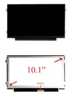 จอ หน้าจอ 10 1 40 Pin Acer Aspire One 522 C5Dkk 522 AO522 ACER ASPIRE NAV70 ONE HAPPY ONE D255 NETBOOK Slim LED Screen 1024x600 16 10