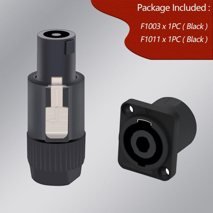 1set-nl4fc-speak-connectors-type-4-pole-plug-male-speaker-audio-connector-watering-systems-garden-hoses