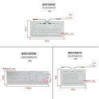 แผ่นทำความเย็นเครื่องระเหยจานแบนตู้เย็นพร้อมอลูมิเนียมฝอย