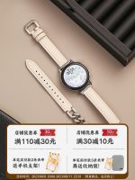 Xuanqian โลหะผสมคู่สายสแตนเลสวงกลมเหมาะสำหรับสายนาฬิกา Huawei GT3 watch3pro สายนาฬิกา GT2pro ของผู้หญิง GT Runner หนัง GT1 ใหม่ ECG ผู้หญิงสมาร์ทขั้นสูง