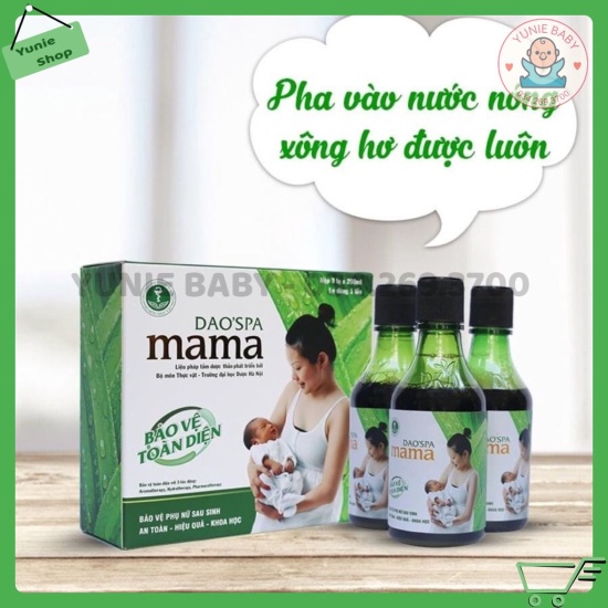 Bộ 3 nước tắm thảo dược dao spa mama cho mẹ sau sinh - ảnh sản phẩm 1