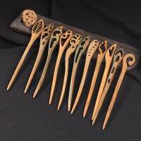 【CW】 Hairpins Sandalwood Hair Sticks Chopstick Shaped Pins Stlye Jewelry Accessories