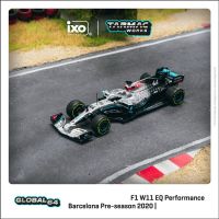 W11บาเซโลน่าสำหรับทดสอบก่อนฤดู1:64 F1ของเล่นขนาดจิ๋วโมเดลรถยนต์ Diecast Diorama