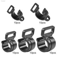 ⊙◎▤ 10pcs Camping Travel Awning Tent Pole Plastic Inner Tent Hooks Black C Clips