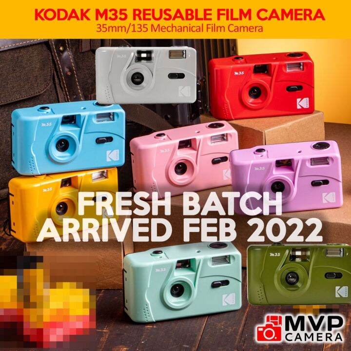 pink reusable kodak camera