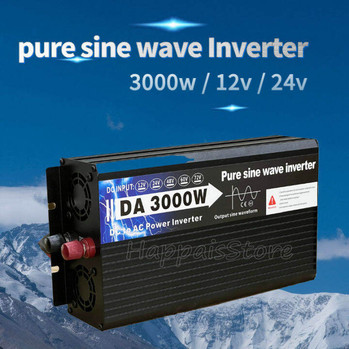 inverter3000w-pure-sine-wave-12v-24v-อินเวอร์เตอร์เพียวซายเวฟ-da-inverter-พร้อมส่ง-12v-24v-to-220v-3000w-pure-sine-wave-power-inverter-ตัวแปลงไฟรถ-ตัวแปลงไฟ-dcเป็นac-แปลงไฟรถเป็นไฟบ้าน-หม้อแปลงไฟ-ตัวแ