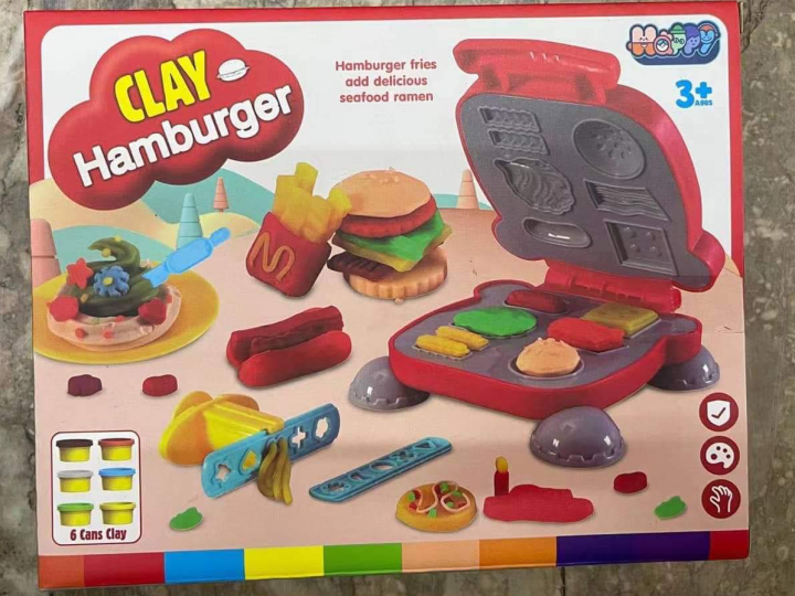 Playdoh burger waffle Clay Dough Play Set Lazada PH