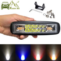 6 inch Super Slim Mini Led Bar Work Light For Motorcycle 4x4 Offroad Car DRL Signal Lamp External Warning Daytime Running Lights