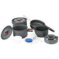 Fire-Maple FMC-212 Cookware ชุดหม้ออลูมิเนียมขนาดใหญ่ สำหรับแคมป์ปิ้ง 4 คนขึ้นไป น้ำหนักเบา จำนวน 17 ชิ้น