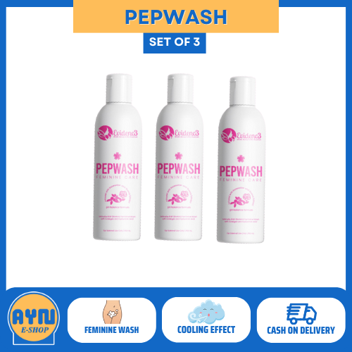ORIGINAL EVIDENC3 PEPWASH (SET OF 3) FEMININE CARE WASH / Rose Water