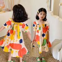 2022 Summer New Fashion Comfortable and Casual Girls Skirt Lace-up Dress Princess Skirt Kids Clothing Simple StyleFashionClothes  by Hs2023