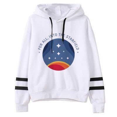 Starfield เสื้อฮู้ดผู้หญิง,เสื้อ2023มีฮู้ดแบบดึงกราฟิก