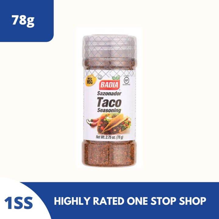 Badia Taco Seasoning 78g Lazada PH