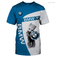 2023 NEW New Casual Short Sleeved Bmw 3d Printed T-shirt with Breathable Hip-hop Style And Summer Fashion for Men Size：s-5xl