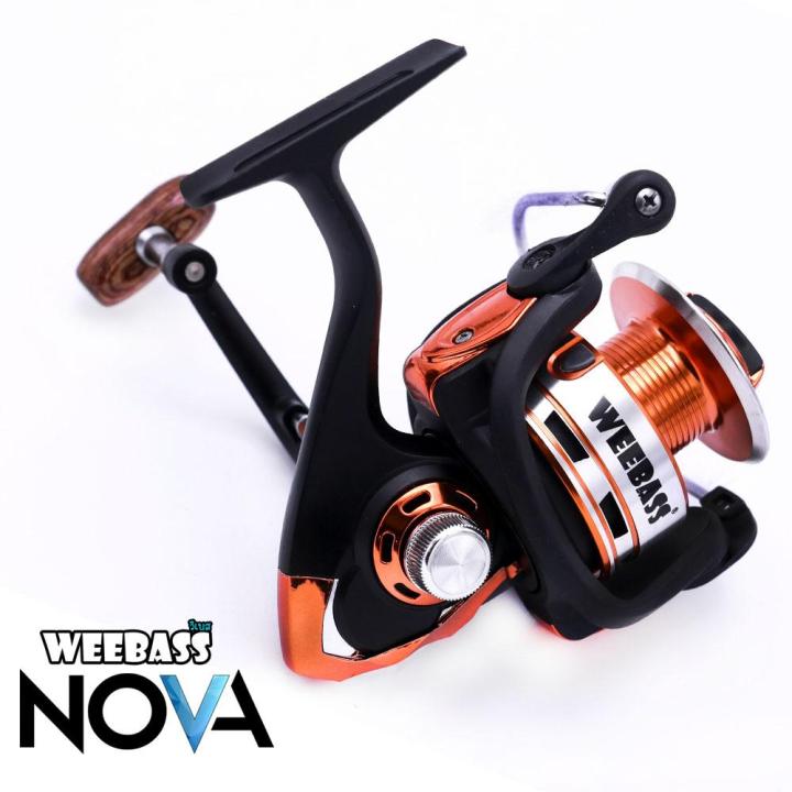 อุปกรณ์ตกปลา-weebass-รอก-รุ่น-nova-orange-5000-รอกตกปลา-รอกสปินนิ่ง-spinning